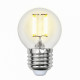 Филаментная лампа E27 6W 3000K (теплый) Air Uniel LED-G45-6W-WW-E27-CL GLA01TR (UL-00002203)