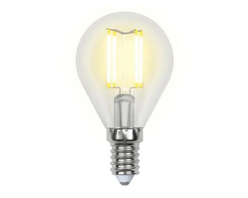 Филаментная лампа E14 7,5W 3000К (теплый) Air Uniel LED-G45-7.5W-WW-E14-CL GLA01TR (UL-00003250)