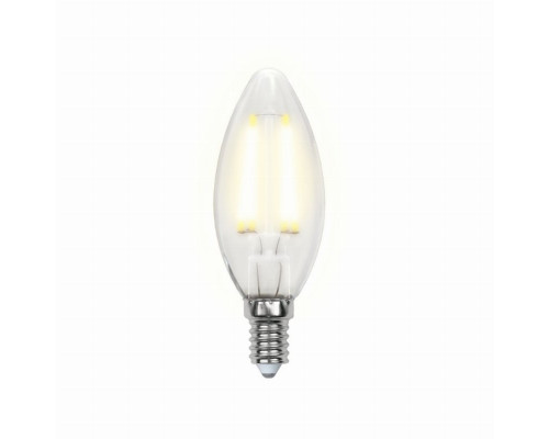 Филаментная светодиодная лампа E14 6W 3000K (теплый) Sky Uniel LED-C35-6W-WW-E14-FR PLS02WH