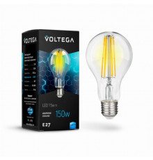 Филаментная светодиодная лампа E27 15W 4000К (белый) Crystal Voltega 7103