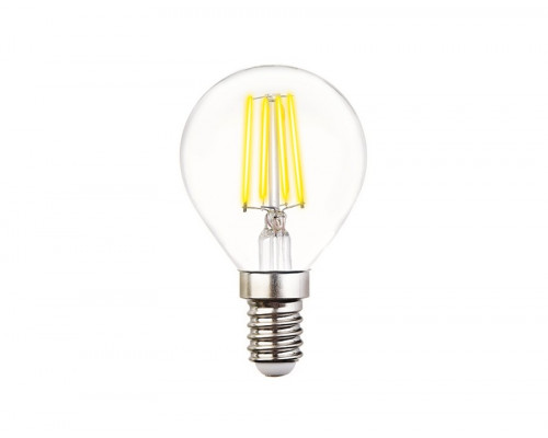 Филаментная светодиодная лампа E14 6W 4200К (белый) G45-F Filament Ambrella light (204215)