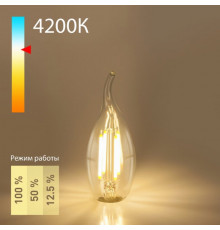 Филаментная светодиодная лампа E14 5W 4200K (белый) Elektrostandard Dimmable BLE1424 (a055830)