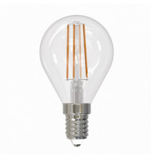 Филаментная светодиодная лампа E14 9W 4000K (белый) Sky Uniel LED-G45-9W-4000K-E14-CL PLS02WH (UL-00005173)