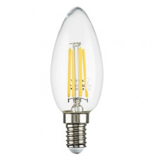 Филаментная светодиодная лампа E14 6W 2800К (теплый) C35 Led Lightstar (933502)