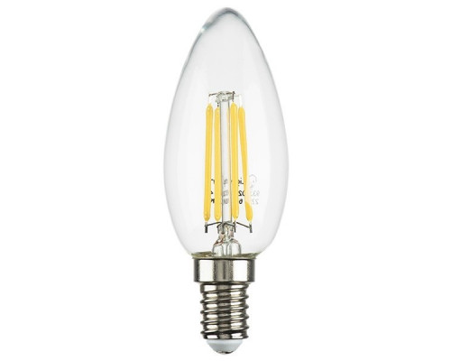 Филаментная светодиодная лампа E14 6W 2800К (теплый) C35 Led Lightstar (933502)