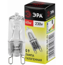 Галогенная лампа G9 60W 3000К (теплый) Эра G9-JCD-60-230V-CL (C0027370)