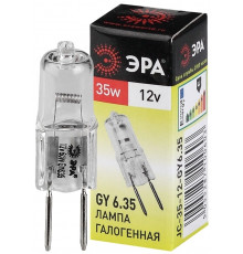 Галогенная лампа GY6.35 35W 3000К (теплый) Эра GY6.35-JC-35W-12V (C0027371)