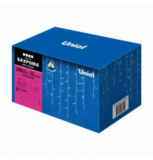 Уличная светодиодная гирлянда (UL-00001366) Uniel бахрома 230V белый ULD-B3010-200/TWK White IP67