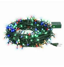 20м. Электрогирлянда ''Нить'' с контроллером (RGB) 200LED IP20 Vegas 55067