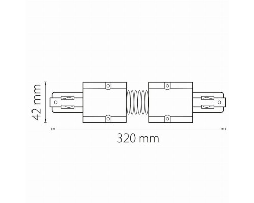 Коннектор гибкий Lightstar Barra 504157