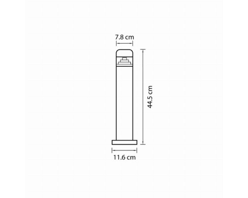 Уличный светодиодный светильник Lightstar Raggio 376907