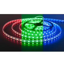 5м. Светодиодная лента RGB 5050, 14,4W, 12V, 60LED/m, IP20 Elektrostandard (a034874)