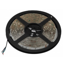 5м. Светодиодная влагозащищенная лента ЭРА 7,2W/m 30LED/m 5050SMD RGB 5M KU-5050AD-30D-RGB Б0044121