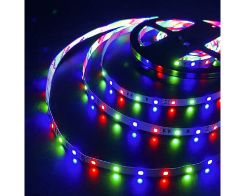 5м. Светодиодная лента RGB 2835, 4,8W, 12V, 60LED/m, IP20 Elektrostandard (a050578)