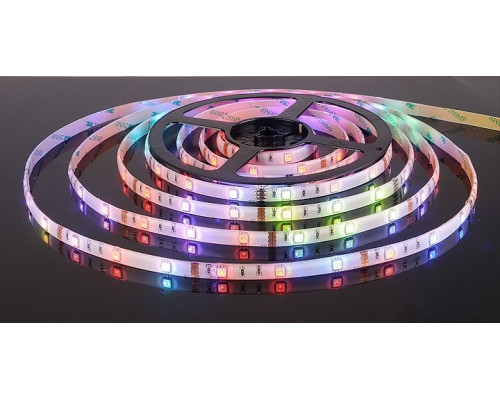 5м. Светодиодная лента RGB 5050, 7,2W, 12V, 30LED/m, IP65 Elektrostandard (a027836)