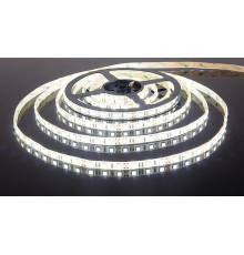 5м. Светодиодная лента белого цвета 5050, 6500К, 14,4W, 12V, 60LED/m, IP65 Elektrostandard (a027840)