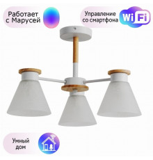 Потолочная люстра Arte Lamp Tyler с поддержкой Маруся A1031PL-3WH-М