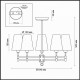Подвесная люстра Lumion Doris 4436/5C