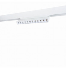 Трековый светильник 15W 3000К для магнитного шинопровода Arte Lamp LINEA A4648PL-1WH