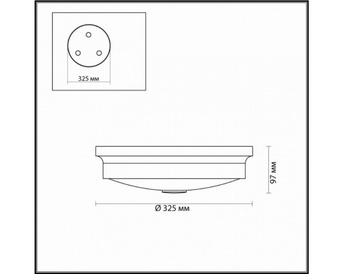 Настенно-потолочный светильник Odeon Light Marsei 4824/3C