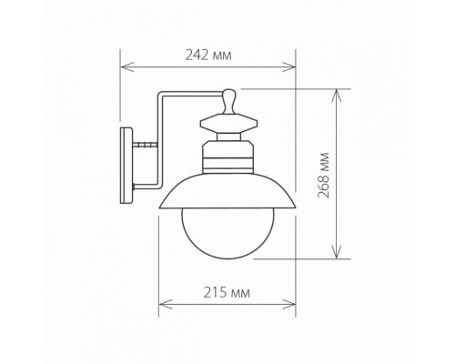 Talli D черный (GL 3002D) Уличный настенный светильник Elektrostandard (a038480)