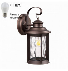 Уличный настенный светильник Mavret Odeon Light с лампочкой 4961/1W+Lamps E27 P45