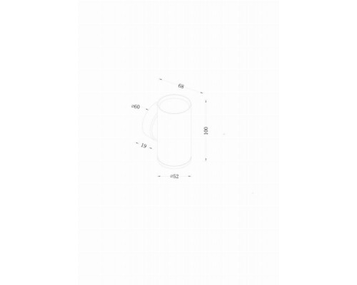 Настенный светильник Maytoni FOCUS S C068WL-01B