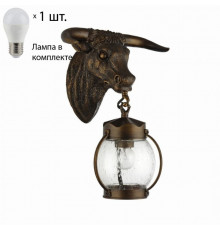 Уличный настенный светильник Favourite Hunt с лампочкой 1847-1W+Lamps E27 P45