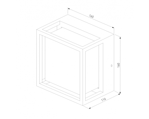 Уличный настенный светильник Elektrostandard 1533 TECHNO LED серый (a052254)