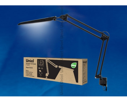 Настольная лампа (10608) Uniel TLD-524 Black/LED/500Lm/4500K/Dimmer