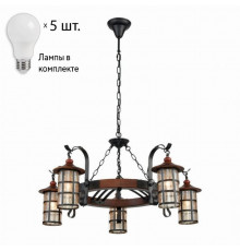 Люстра с лампочками Velante 560-703-05+Lamps