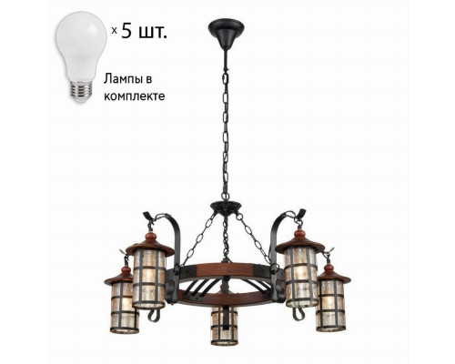 Люстра с лампочками Velante 560-703-05+Lamps