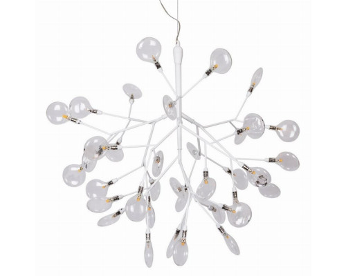 Подвесная люстра Crystal Lux EVITA SP36 WHITE/TRANSPARENT