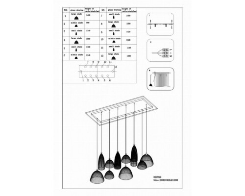 Подвесная люстра Lightstar Simple Light 810 810223