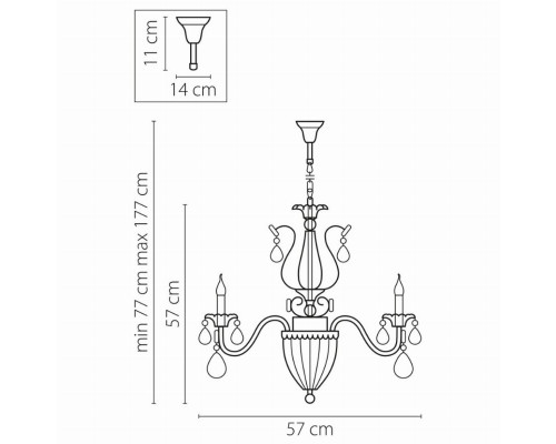 Подвесная люстра Lightstar Schon 790062