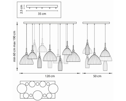 Подвесная люстра Lightstar Simple Light 810 810223