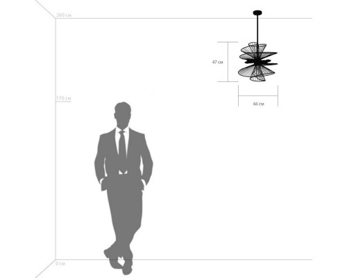 Подвесная люстра Zeta Lightstar 728163