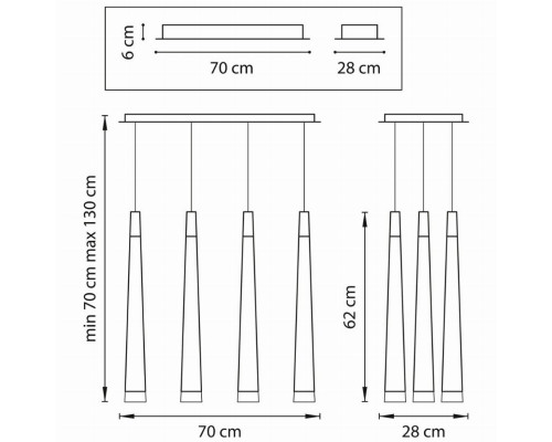 Подвесная люстра Lightstar Meta Duovo 807066