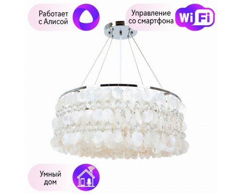 Подвесная люстра Arte Lamp Pipirima с поддержкой Алиса A4041SP-8CC-A