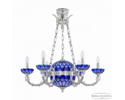 Подвесная люстра Bohemia Ivele Crystal Florence 71009P/6/210 NW P Clear-Blue/H-1I Y8