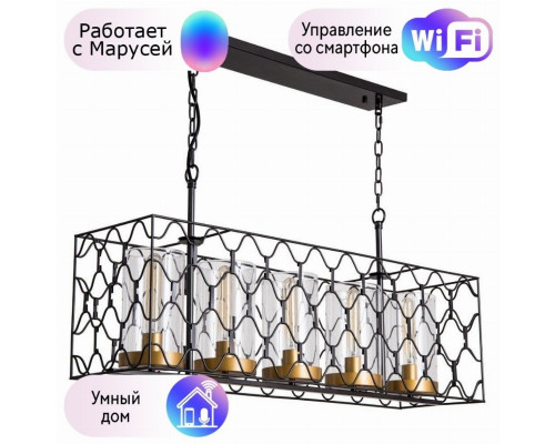 Люстра подвесная Divinare Dunkan с поддержкой Маруся 2021/04 SP-5-М