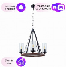 Подвесная люстра Arte Lamp Dalim с поддержкой Алиса A7014SP-5BK-A