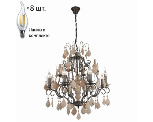 Люстра с лампочками Favourite Albero 1763-8P+Lamps