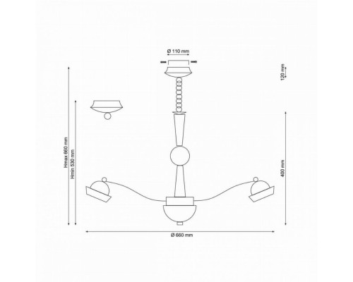 Подвесная люстра Lucia Tucci Natura 067.8 LED