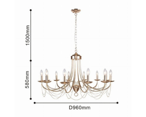 2591-12P Подвесная люстра F-Promo Plini