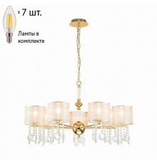 Подвесная люстра с лампочками Favourite Ventus 2891-7P+Lamps E14 Свеча