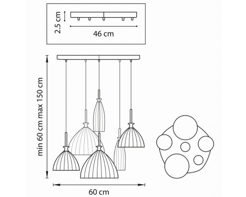 Подвесная люстра Lightstar Simple Light 810 810160