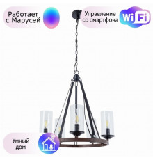 Подвесная люстра Arte Lamp Dalim с поддержкой Маруся A7014SP-5BK-М