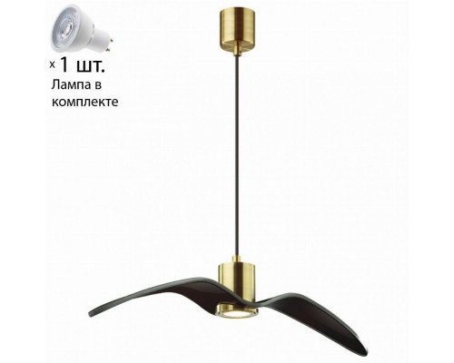 Подвесной светильник с лампочкой Odeon Light Birds 4900/1B+Lamps Gu10