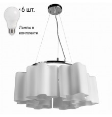 Люстра с лампочками Arte Lamp Serenata A3479SP-6CC+Lamps